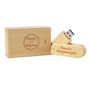 Luxe giftbox + USB (hout)